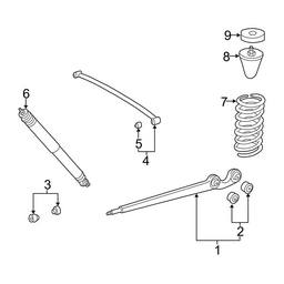 Mercedes Suspension Track Bar Bushing 4603520565